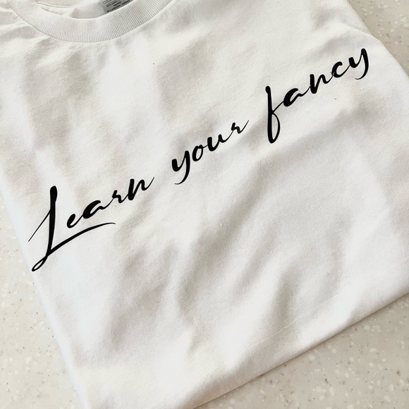 Learn your fancy tee! - Picture 2 of 3